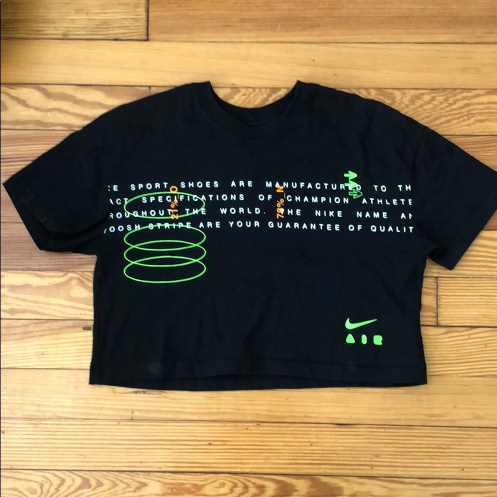 XS Black Nike Air Crop